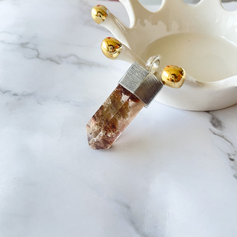 Colgante cuarzo lodolita